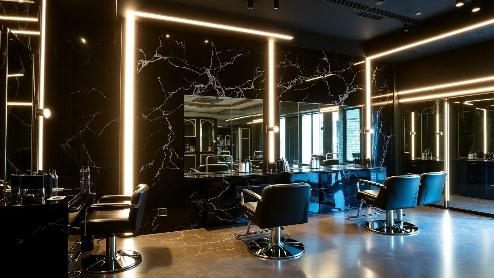 YUESS lüks salon iç mekânı